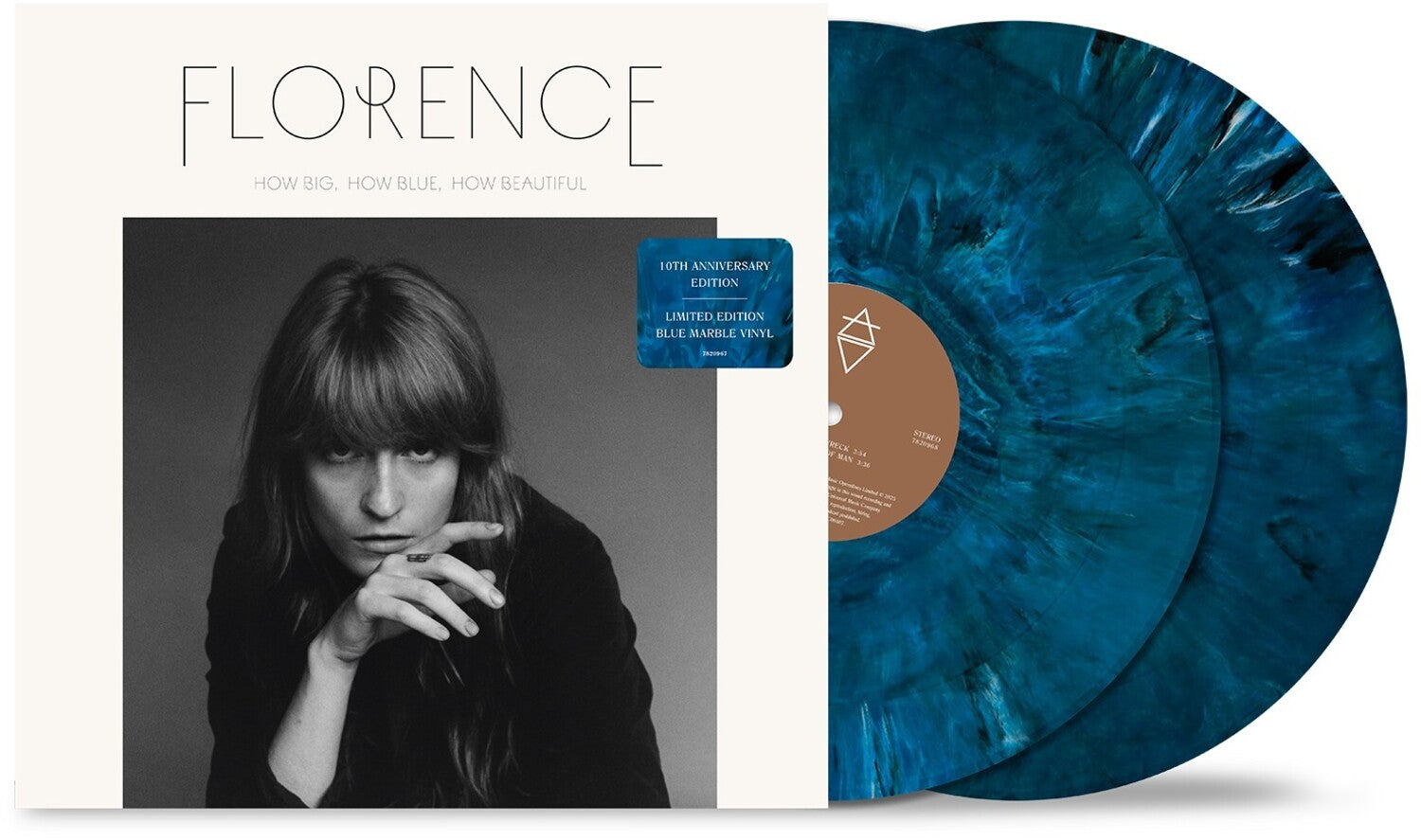 Florence & Machine - How Big, How Blue, How Beautiful (10th Anniv.) 2xLP (Blue Vinyl)