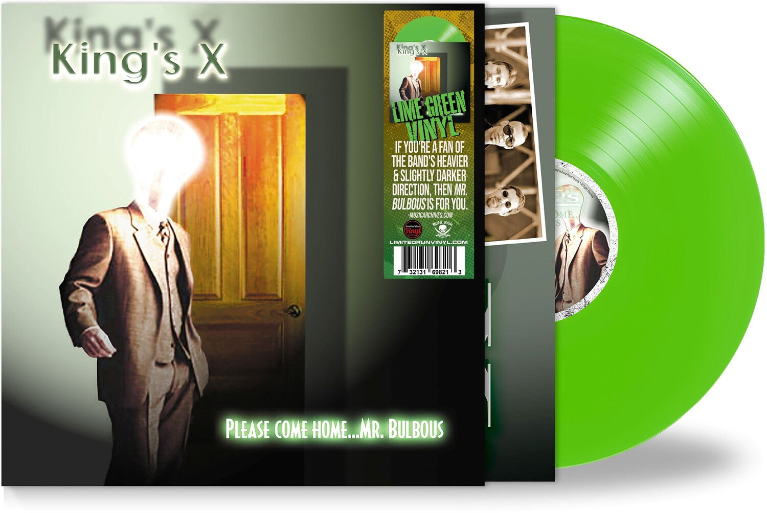 King's X - Please Come Home...Mr. Bulbous (Green Vinyl)