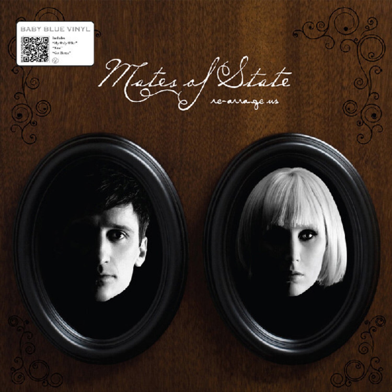 Mates of State - Re-arrange Us (Blue Vinyl)