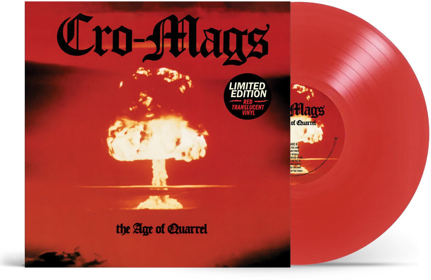 Cro-Mags - The Age Of Quarrel (Clear Vinyl)