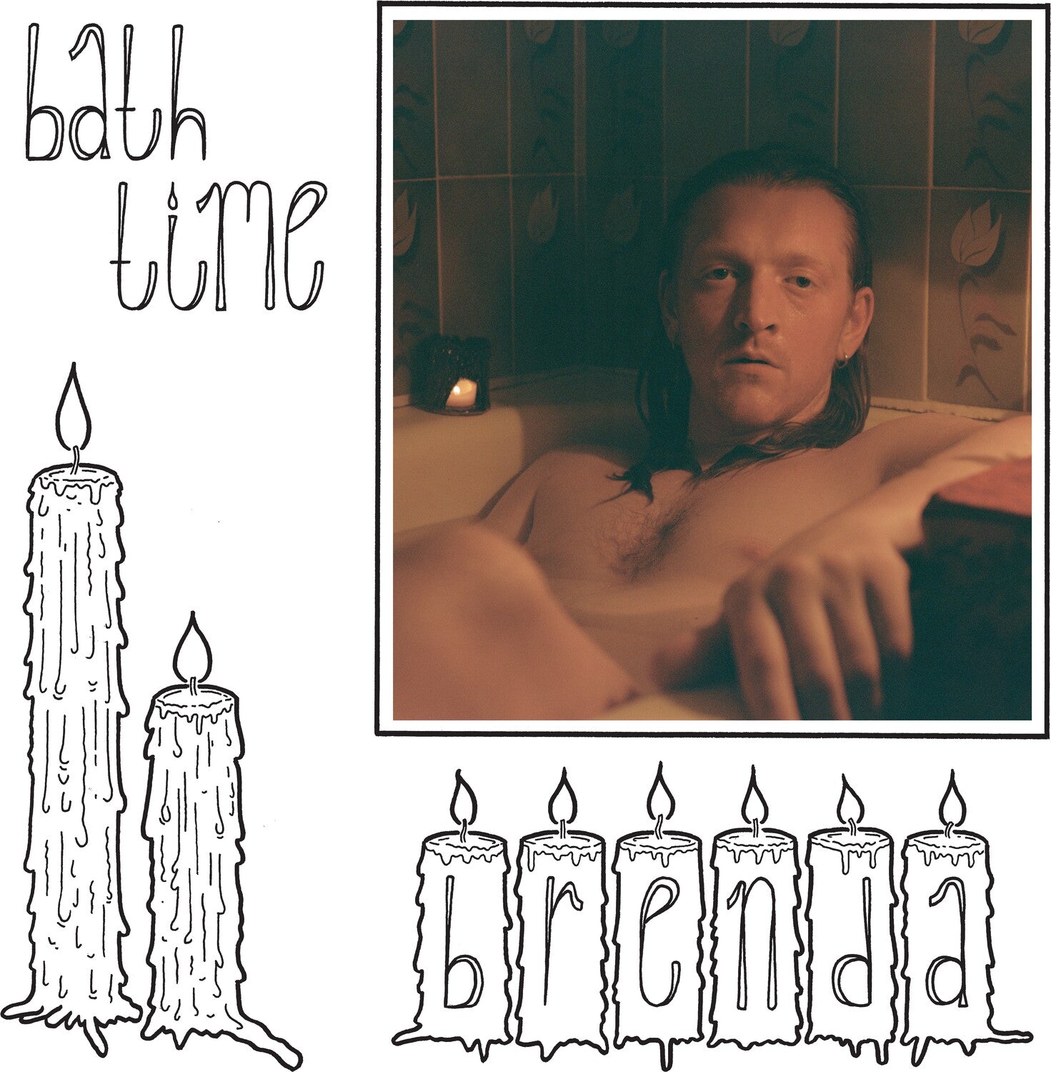 Brenda - Bath Time - Orange/Blue (Orange Vinyl)