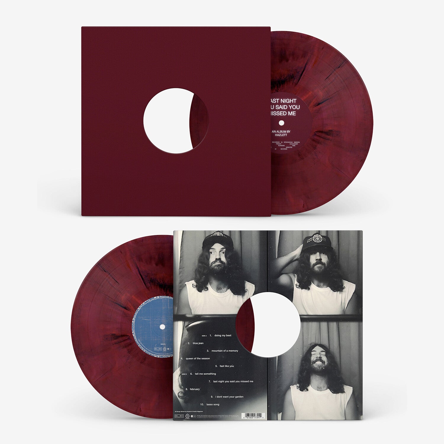 Hazlett - Last Night You Said You Missed Me - Red/Black (Red Vinyl)