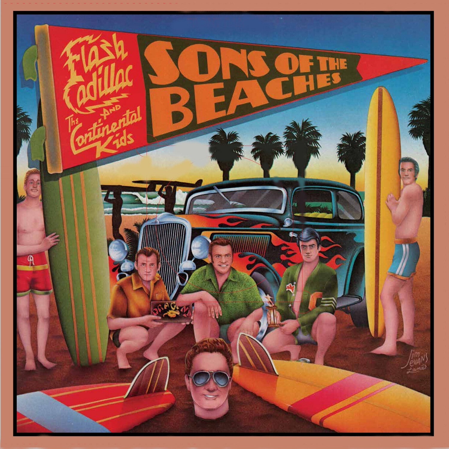 Flash Cadillac / Continental Kids - Sons Of The Beaches (Deluxe)