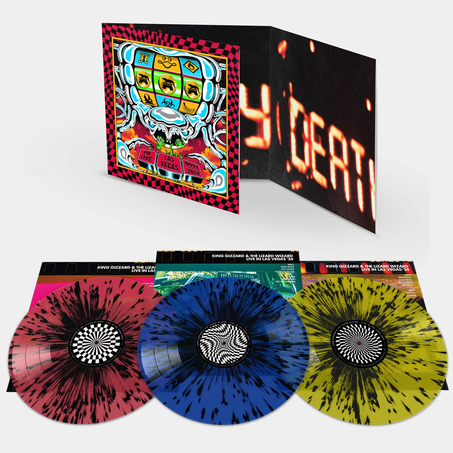 King Gizzard and the Lizard Wizard - King Gizzard - Live In Las Vegas '24 3xLP (Yellow Vinyl)