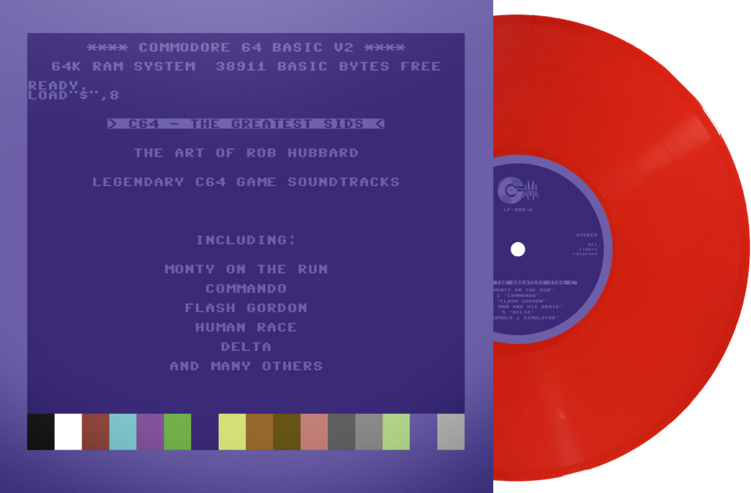Rob Hubbard - C64 Greatest Sids: The Art Of Rob Hubbard - Limited To 100 Handnumbered Edition (Red Vinyl)