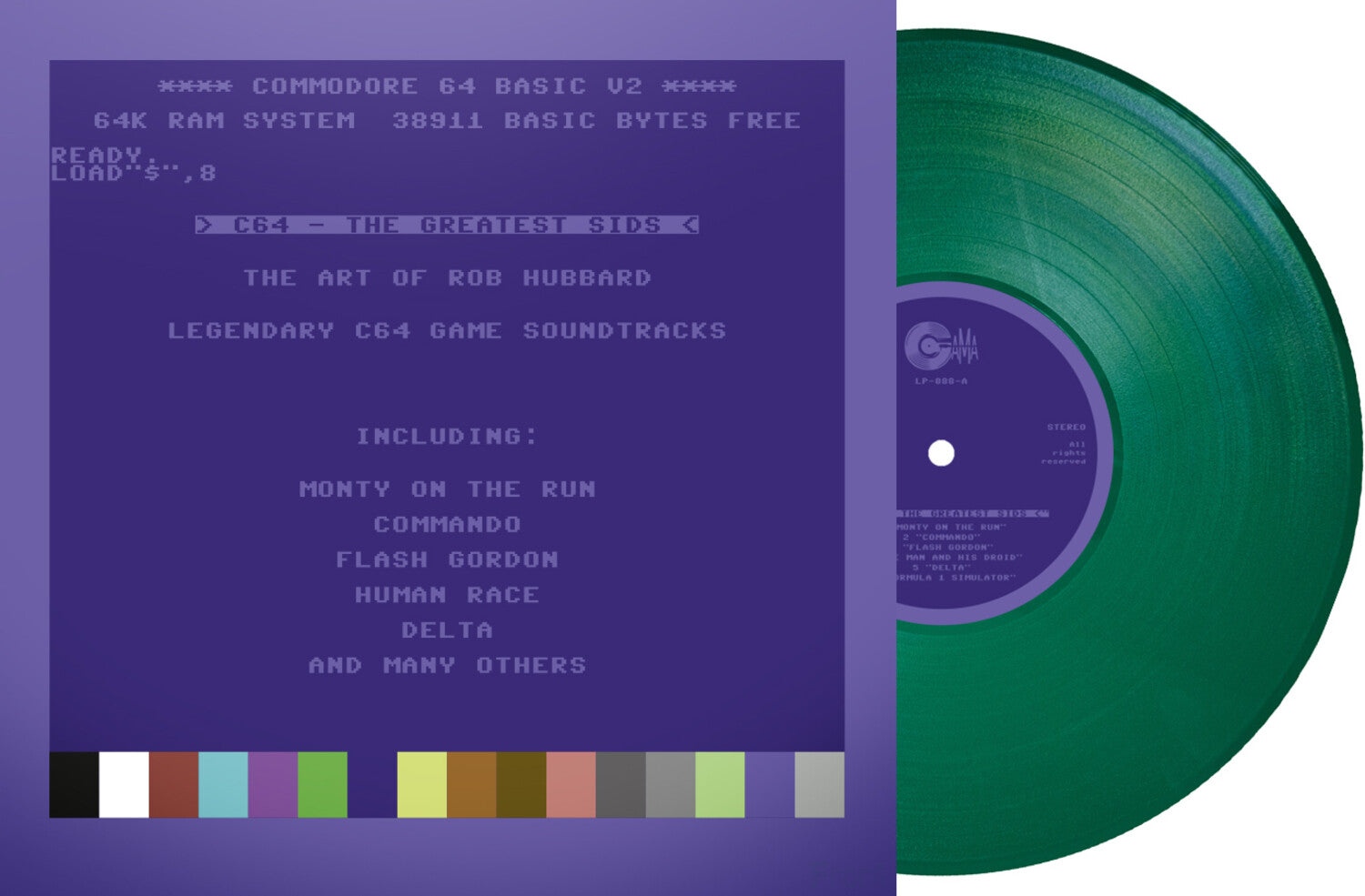 Rob Hubbard - C64 Greatest Sids: The Art Of Rob Hubbard - Limited To 100 Handnumbered Edition (Green Vinyl)