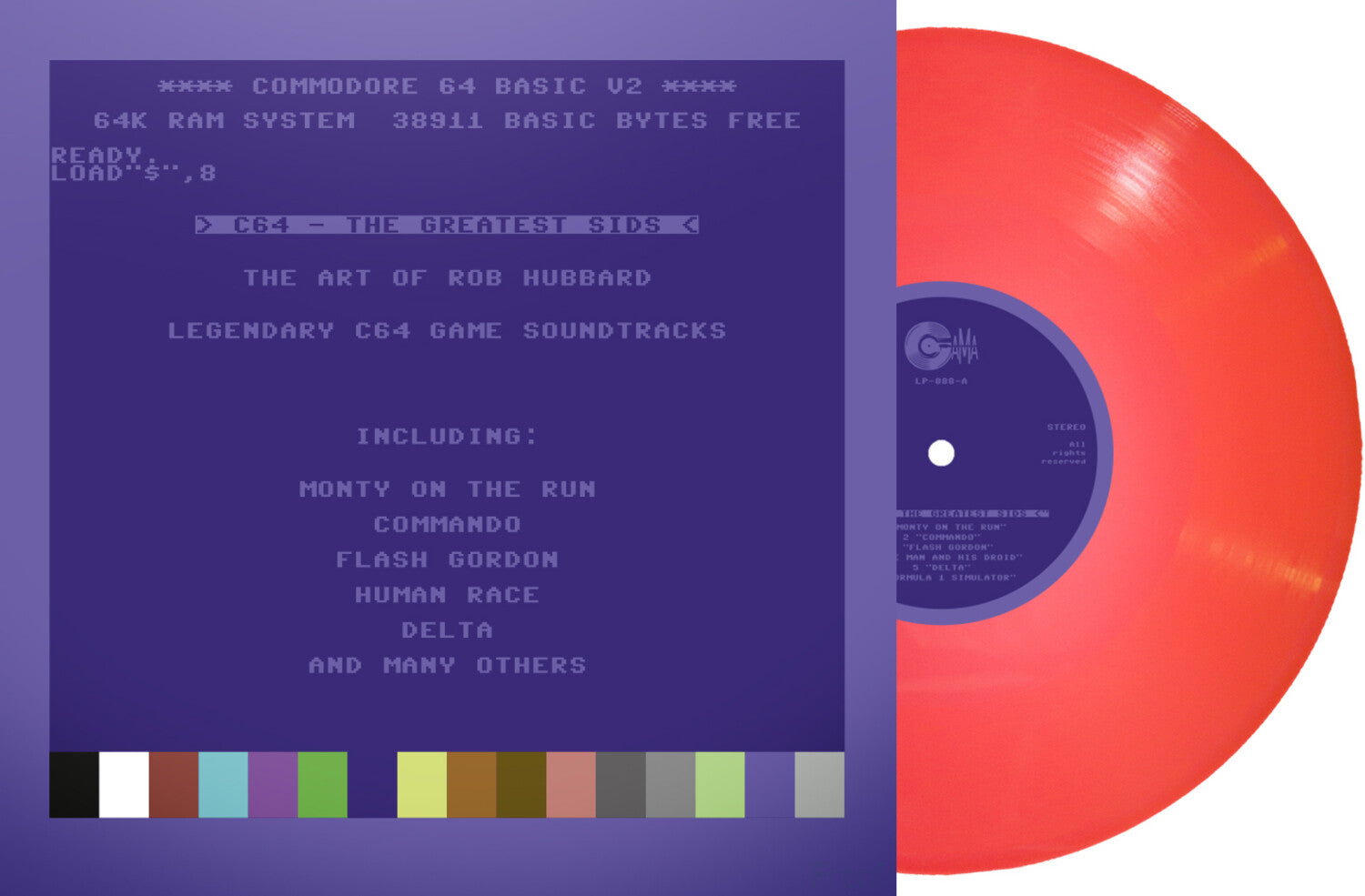 Rob Hubbard - C64 Greatest Sids: The Art Of Rob Hubbard - Limited To 100 Handnumbered Edition (Red Vinyl)