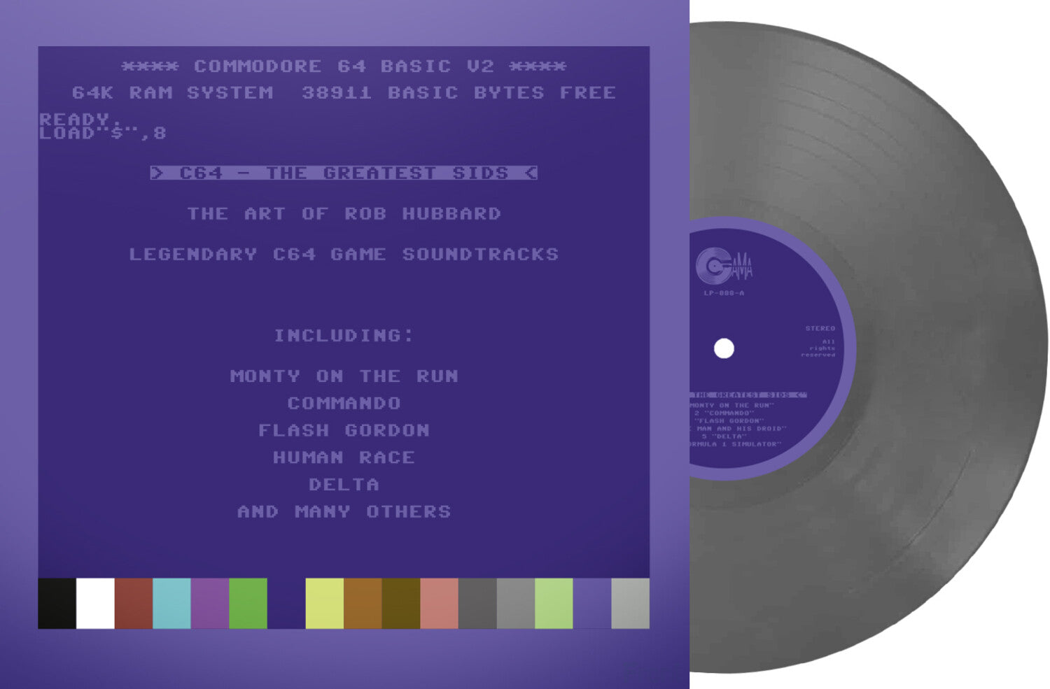 Rob Hubbard - C64 Greatest Sids: The Art Of Rob Hubbard - Limited To 100 Handnumbered Edition (Gray Vinyl)