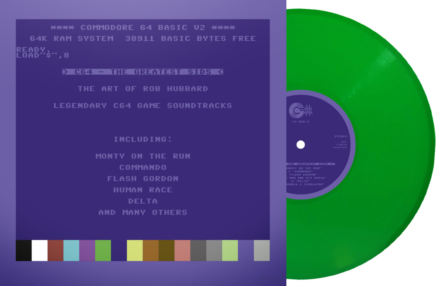 Rob Hubbard - C64 Greatest Sids: The Art Of Rob Hubbard - Limited To 100 Handnumbered Edition (Green Vinyl)