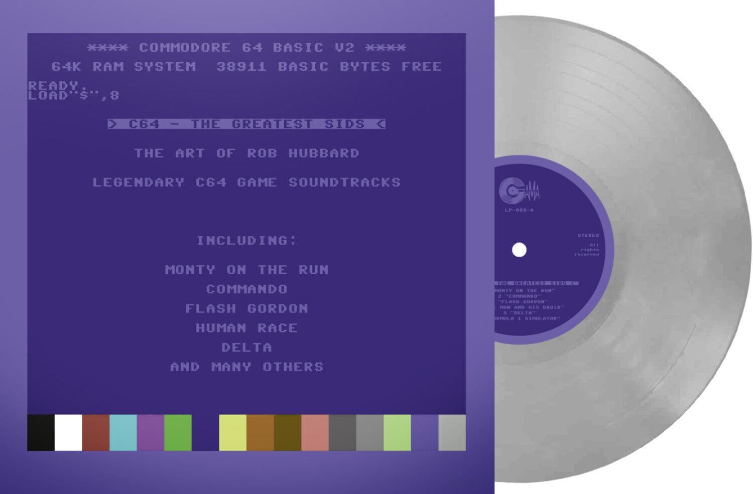 Rob Hubbard - C64 Greatest Sids: The Art Of Rob Hubbard - Limited To 100 Handnumbered Edition (Gray Vinyl)