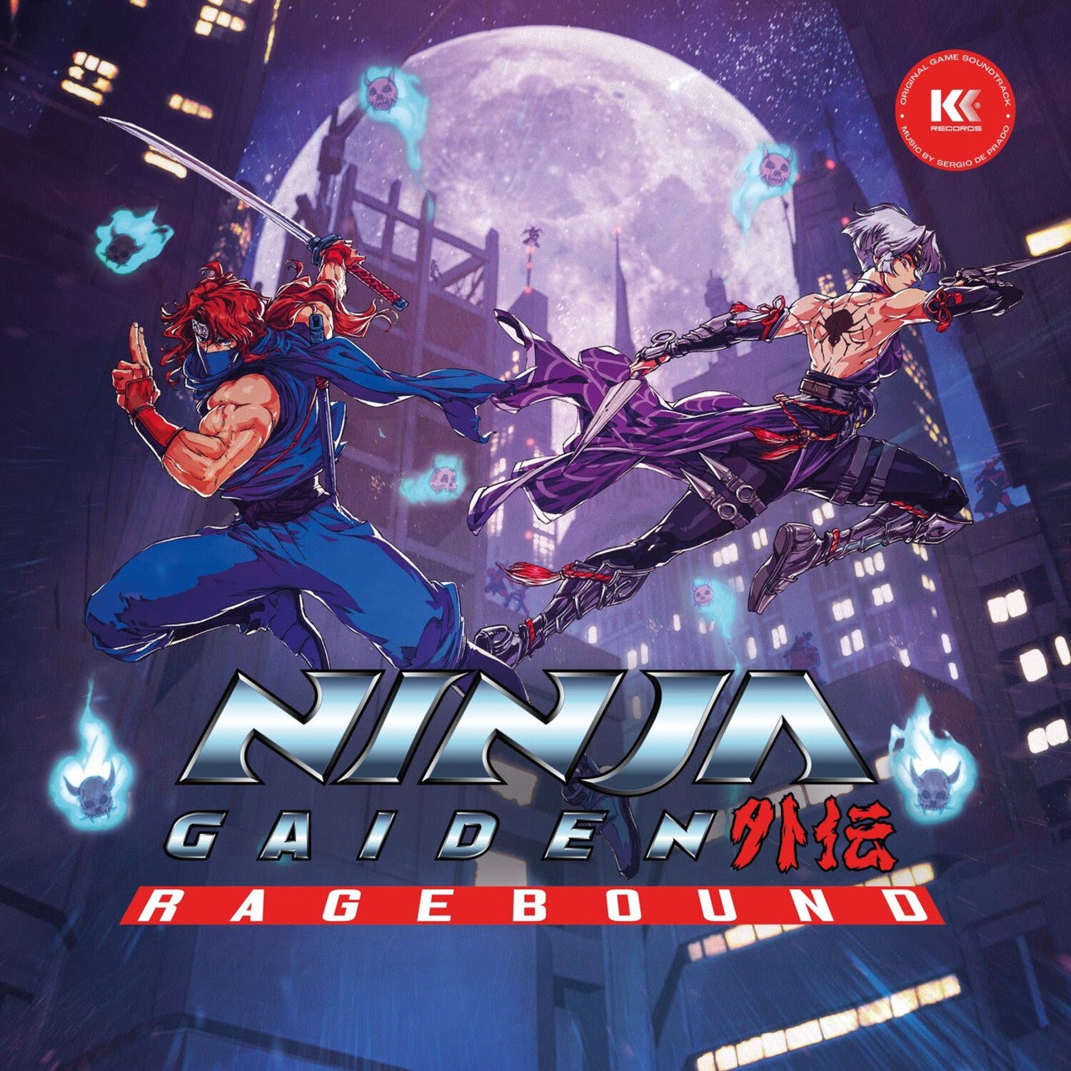 Game Music - Ninja Gaiden: Ragebound - (Original Soundtrack) - Transparent Blue & Magenta Vinyl (Clear Vinyl)