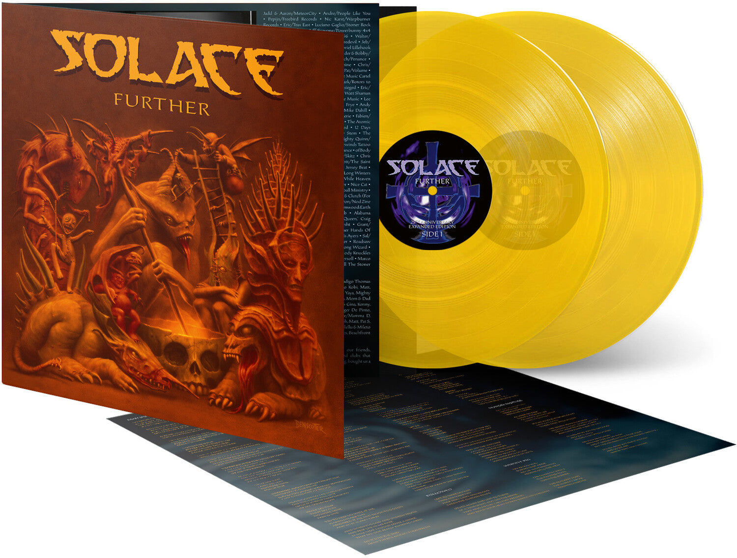 Solace - Further 2xLP (Yellow Vinyl)