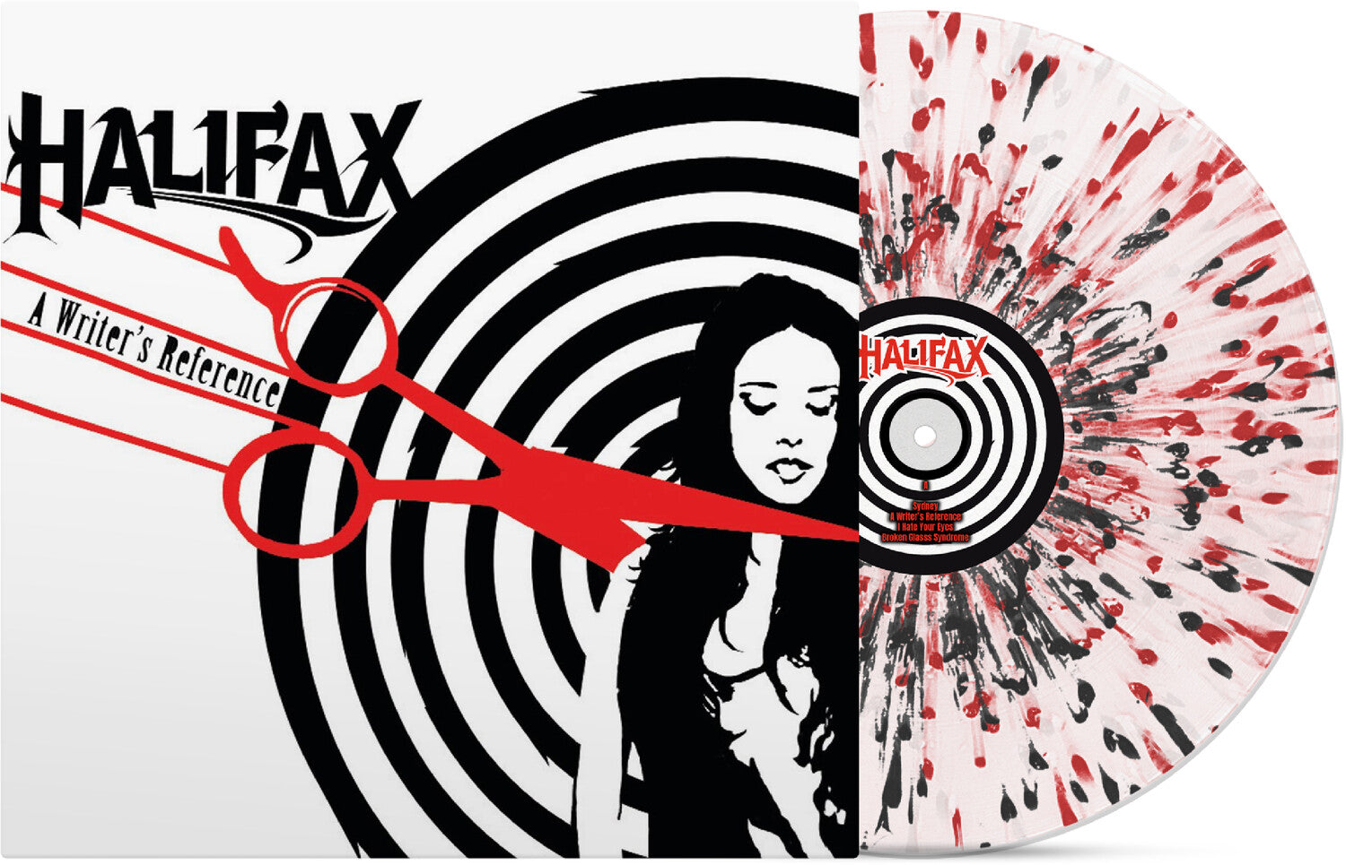 Halifax - A Writer's Reference - Red/Black Splatter (Clear Vinyl)