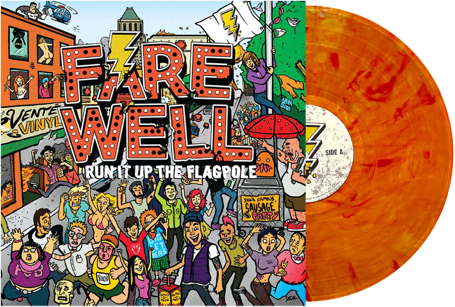 Farewell - Run It Up The Flagpole (Orange Vinyl)