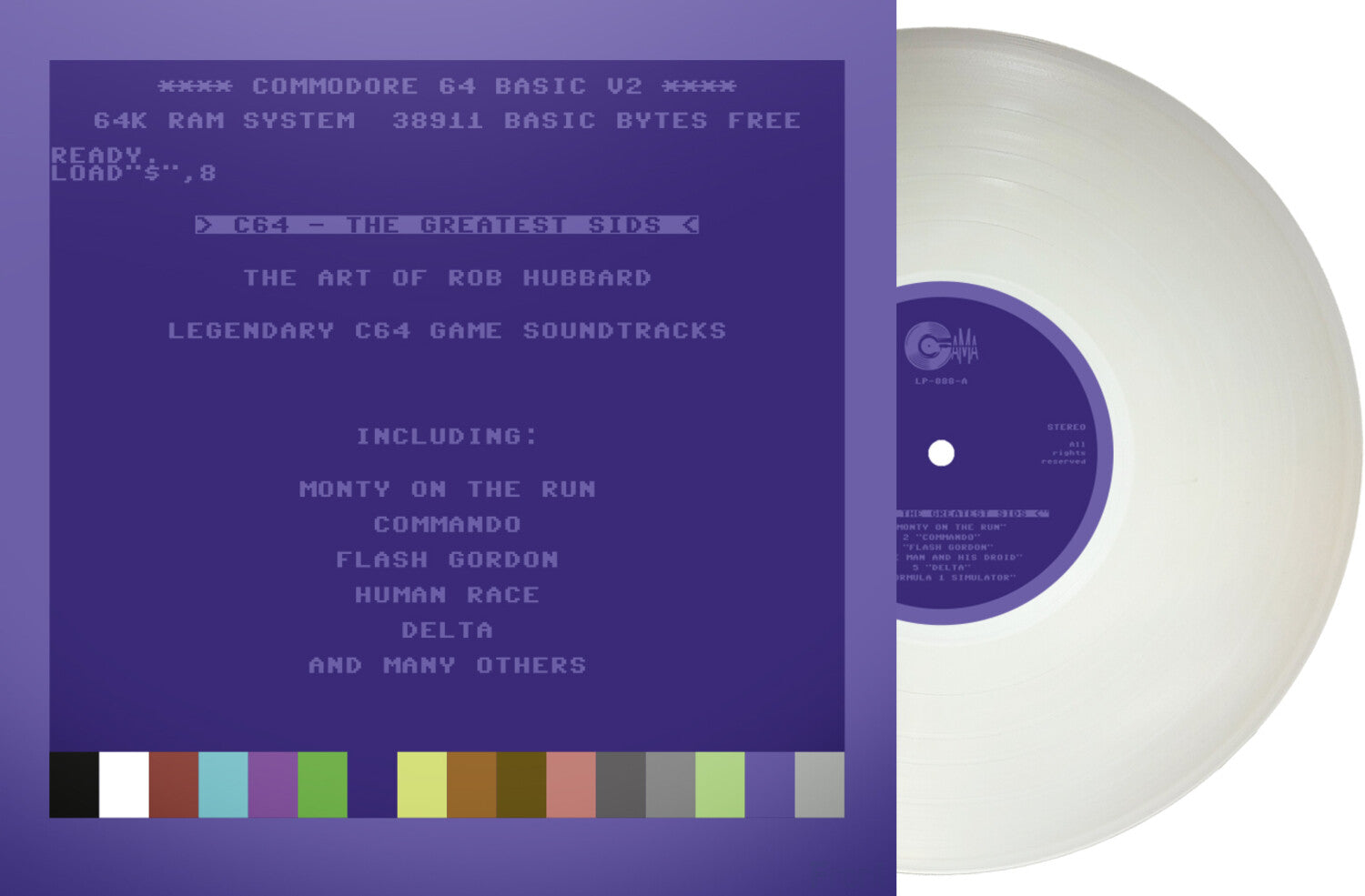 Rob Hubbard - C64 Greatest Sids: The Art Of Rob Hubbard (White Vinyl)