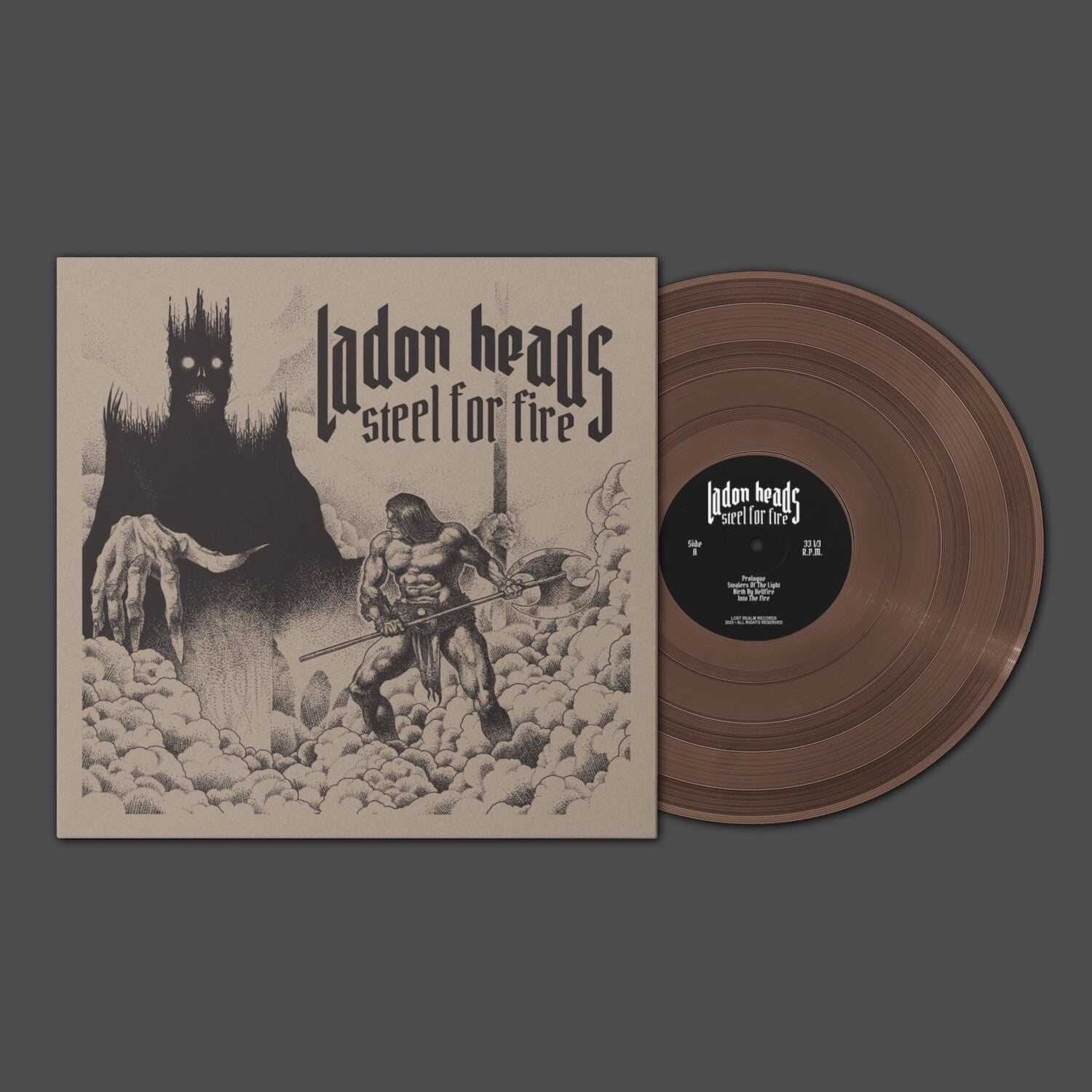 Ladon Heads - Steel for Fire (Brown Vinyl)