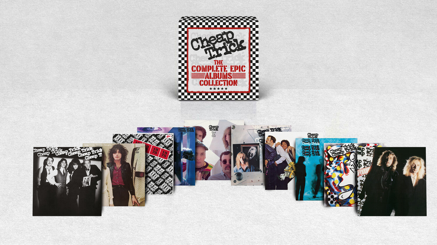 Cheap Trick - Complete Epic Albums Collection - Limited Boxset on 180 14xLP (Clear Vinyl)