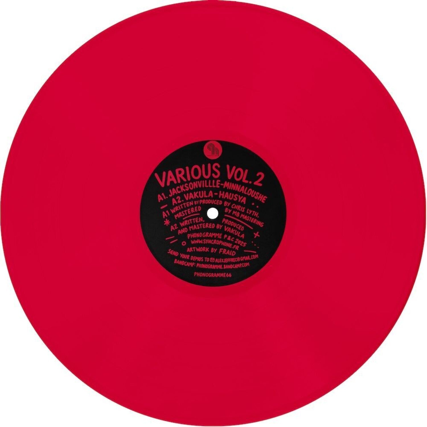 Various Artists - Phonogramme Vol. 2 (Red Vinyl)
