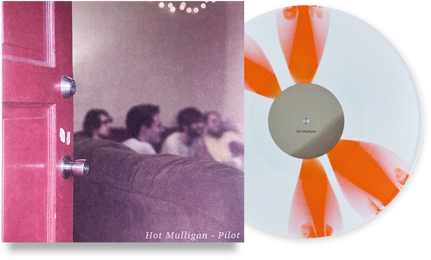 Hot Mulligan - Pilot - Orange & White Twister (Orange Vinyl)