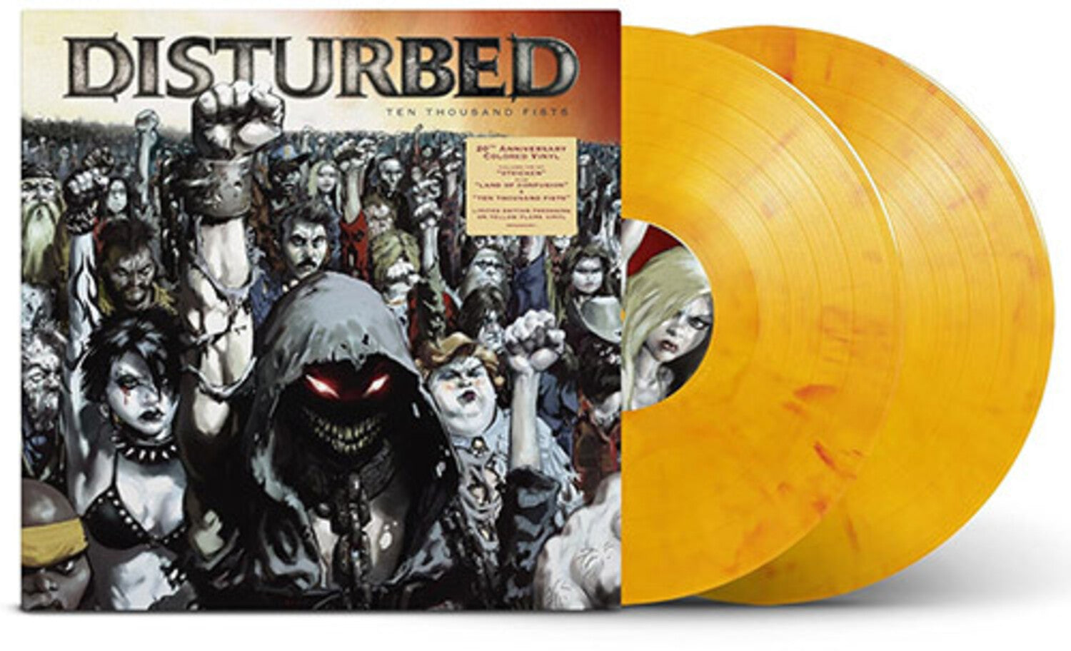Disturbed - Ten Thousand Fists 2xLP (Yellow Vinyl)