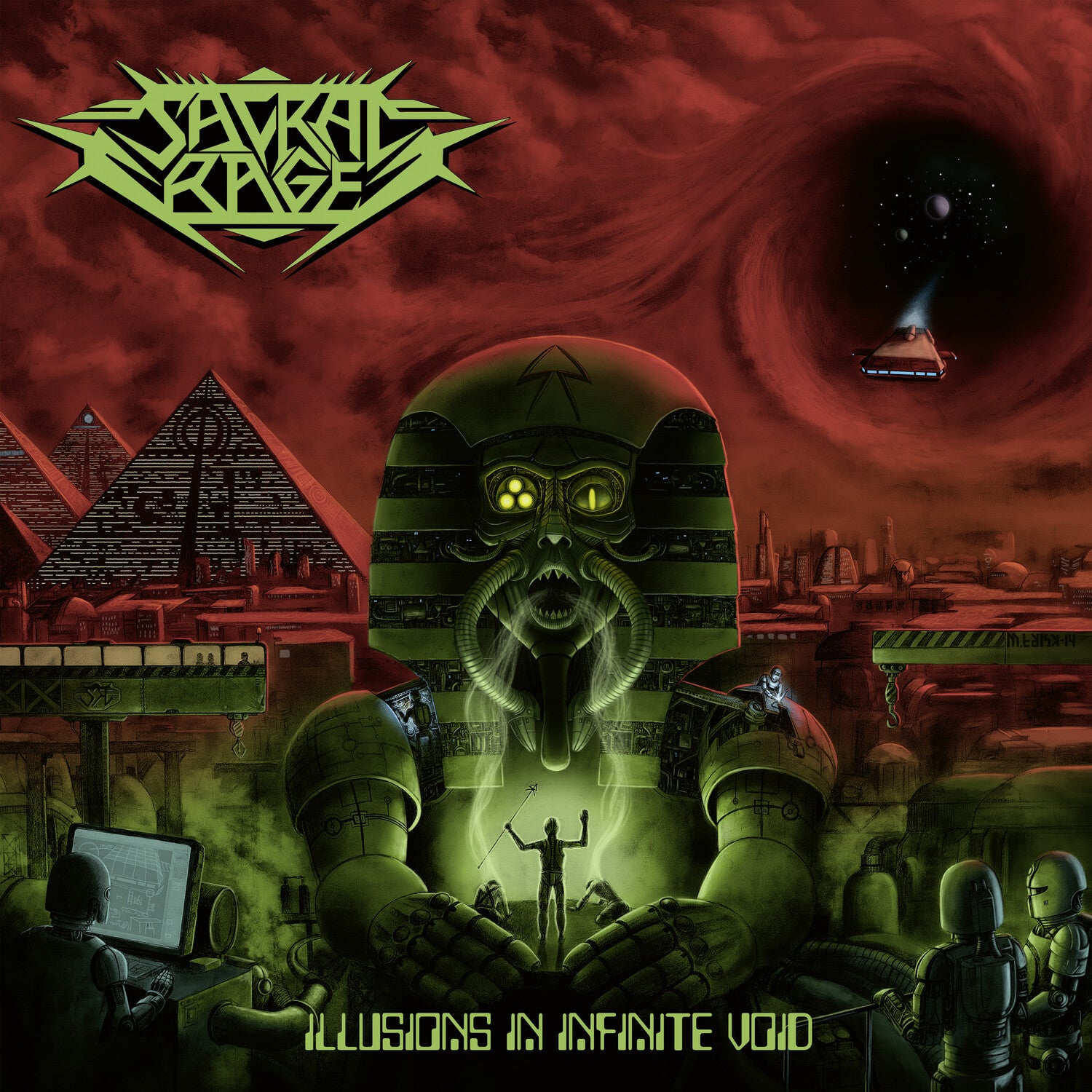 Sacral Rage - Illusions In Infinite Void (Green Vinyl)