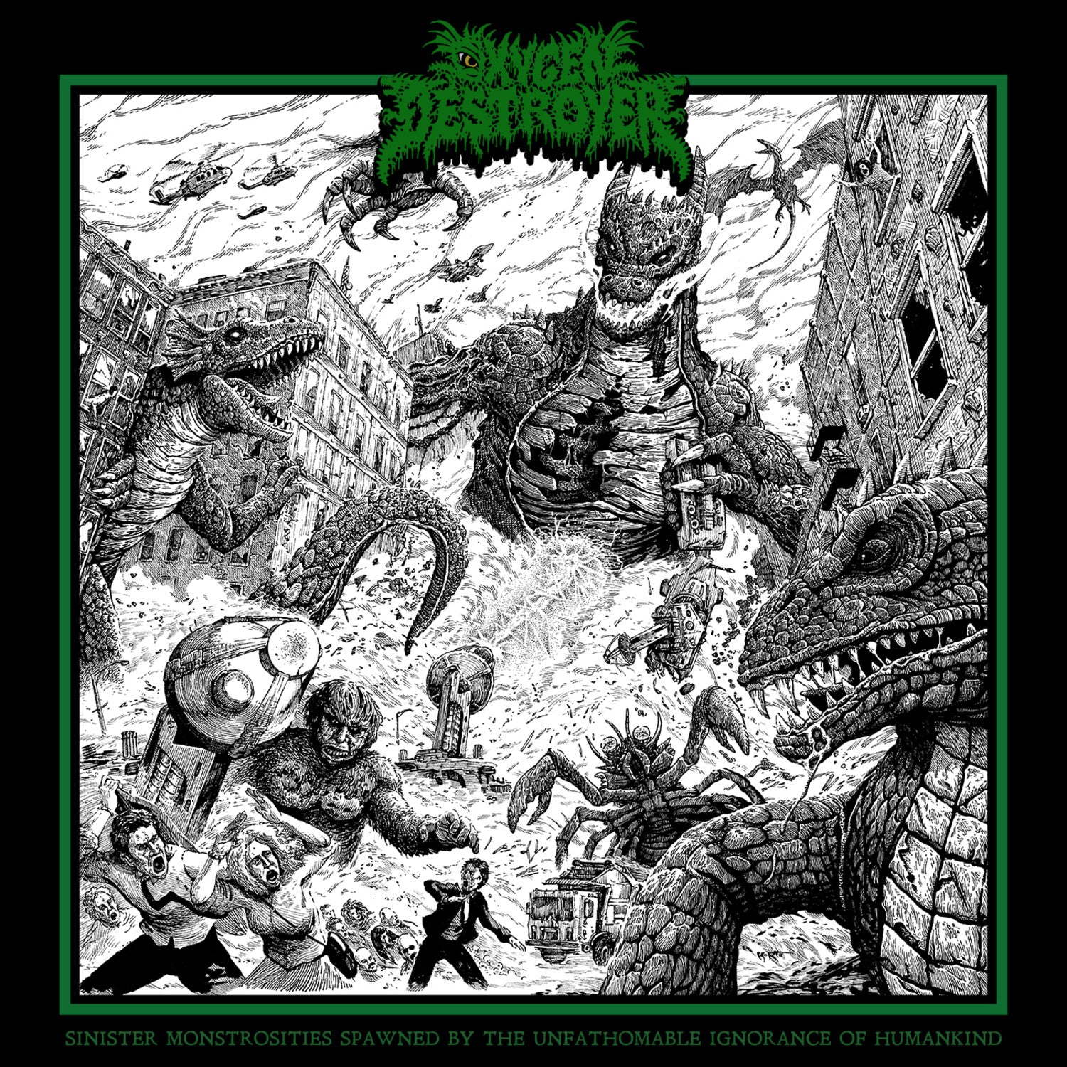 Oxygen Destroyer - Sinister Monstrosities Spawned By The Unfathomable Ignorance Of Humankind (Purple Vinyl)