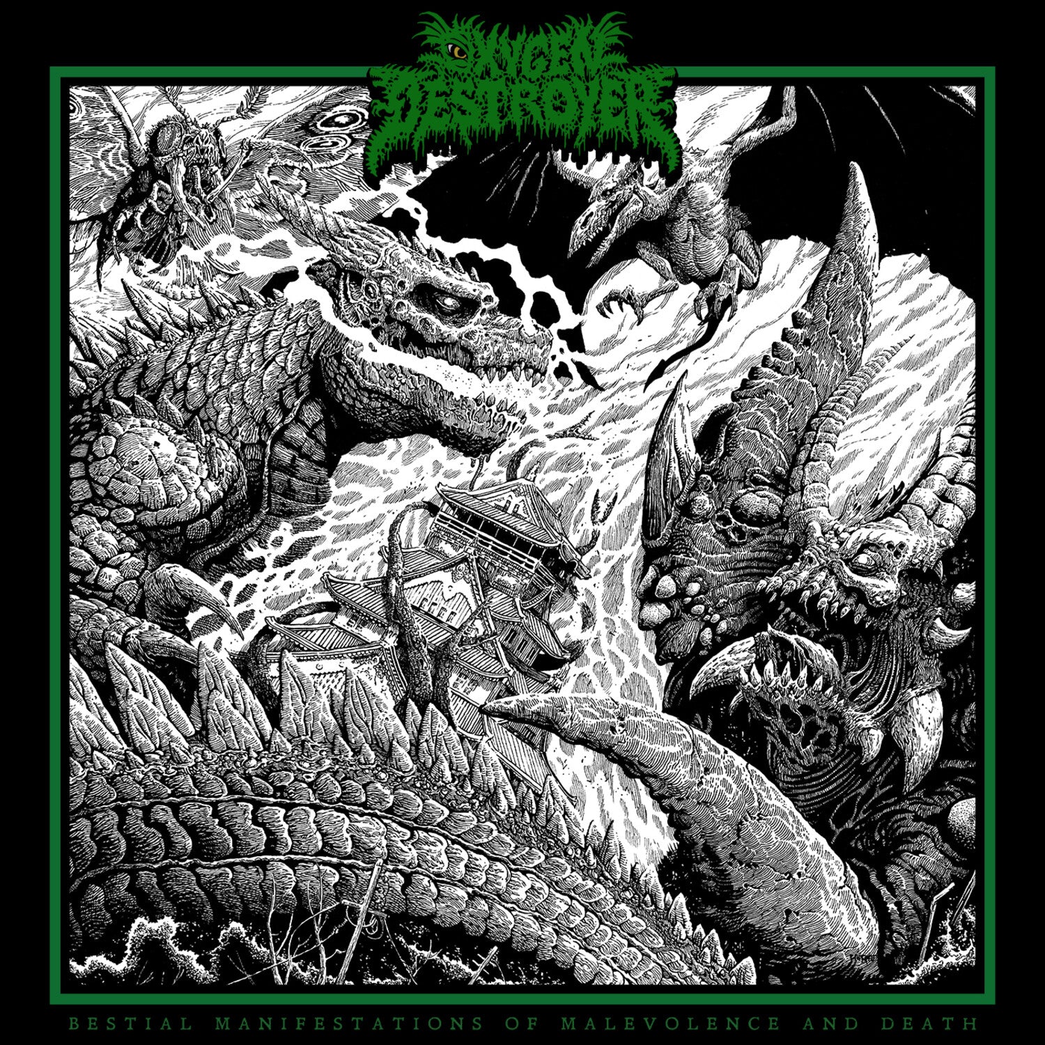 Oxygen Destroyer - Bestial Manifestations Of Malevolence And Death (Blue Vinyl)
