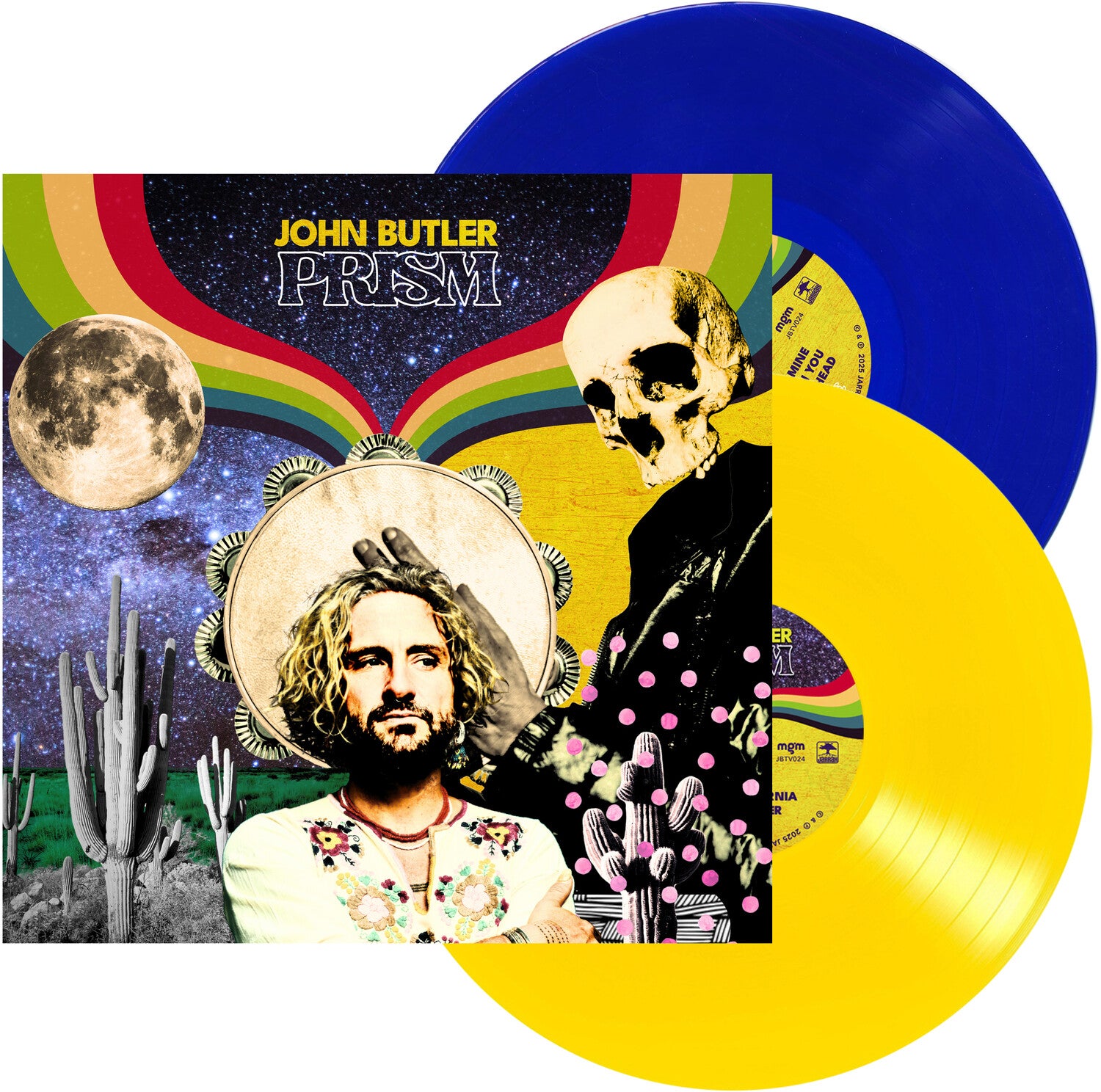 John Butler - PRISM - Blue & Yellow 2xLP (Blue Vinyl)