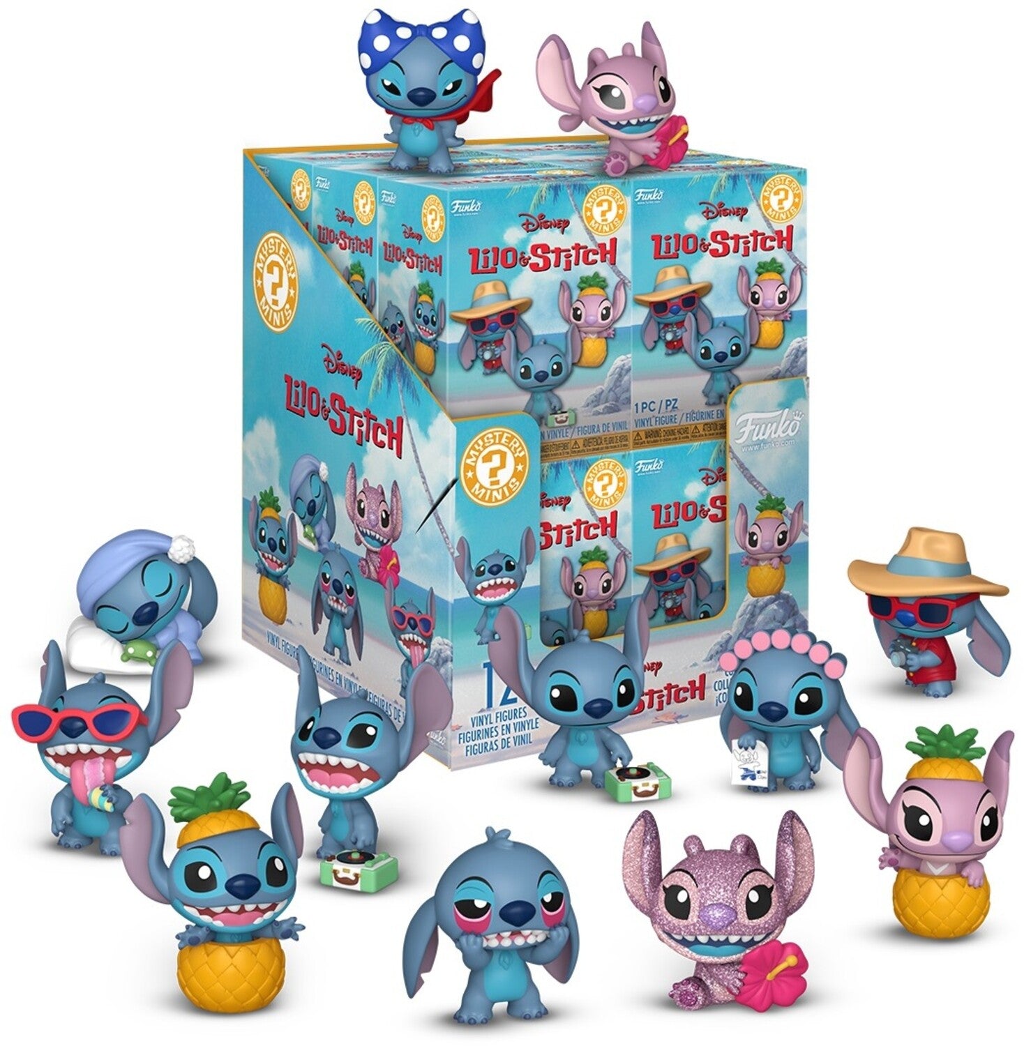 Funko Mystery Minis: Lilo & Stich - Stitch & Angel (One Random Mystery Mini Per Purchase)