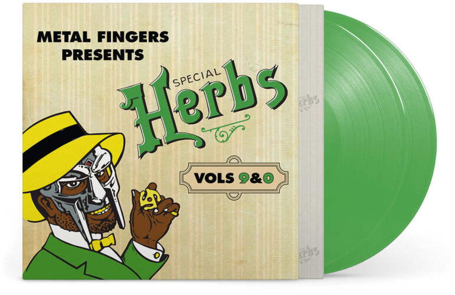 MF Doom - Metal Fingers Presents: Special Herbs Vol. 9 & 10 2xLP (Green Vinyl)