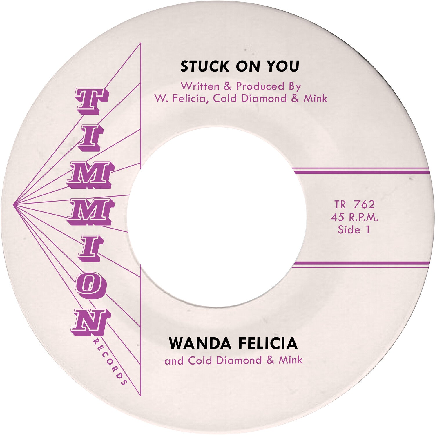 Wanda Felicia / Cold Diamond & Mink - Stuck on You (Pink Vinyl)
