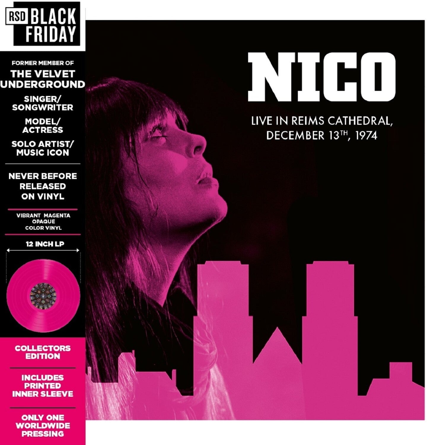 Nico - Live in Reims Cathedral 1974 (Magenta Vinyl)