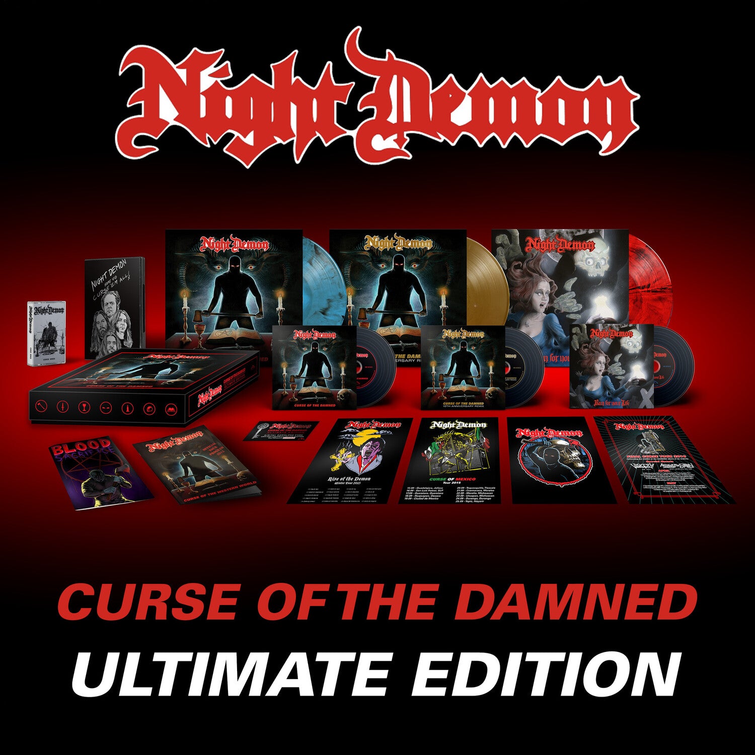 Night Demon - Curse Of The Damned 8xLP