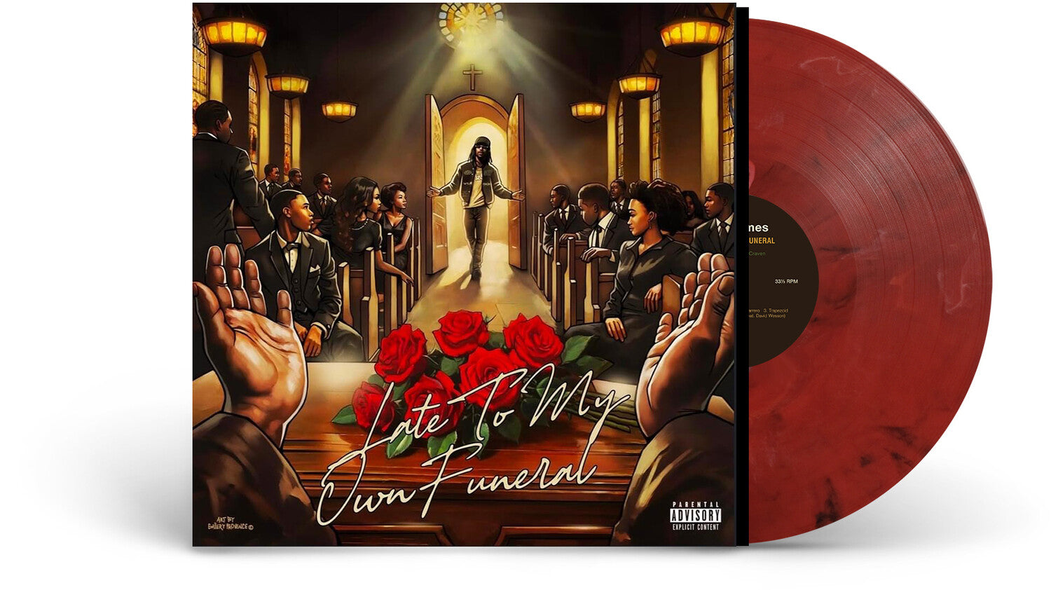Boldy James - Late To My Own Funeral - Red Marble (Red Vinyl)