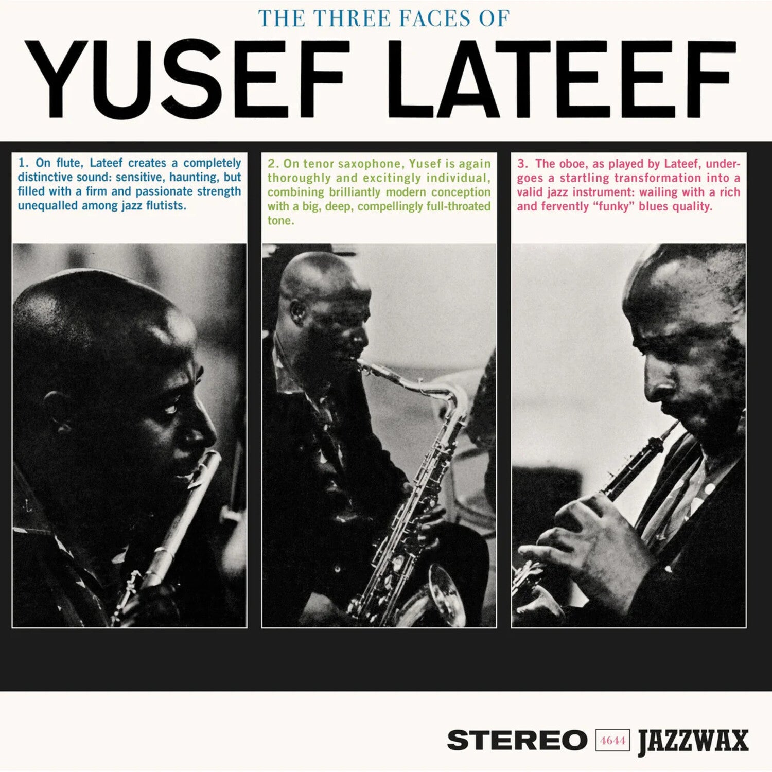 Yusef Lateef - Three Faces Of Yusef Lateef - Limited 180-Gram Vinyl with Bonus Tracks (Limited Edition)
