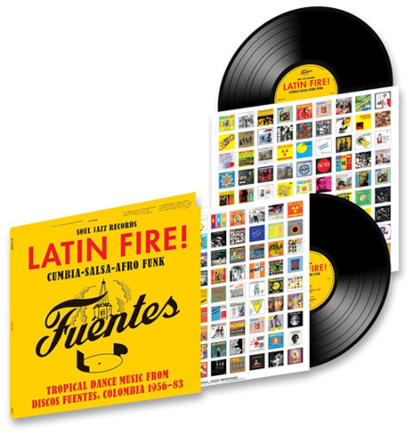 Soul Jazz Records Presents - Latin Fire! Cumbia Salsa Afro-Funk: Tropical Dance Music From Discos Fuentes, Colombia 1956-83 2xLP