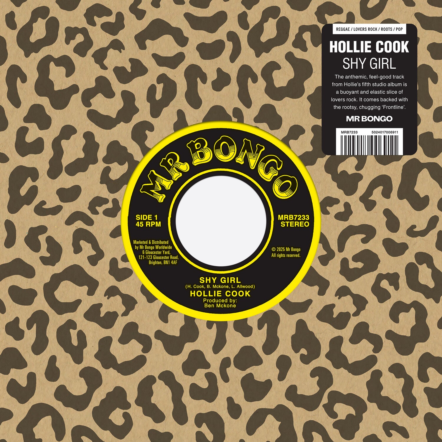 Hollie Cook - Shy Girl / Front Line