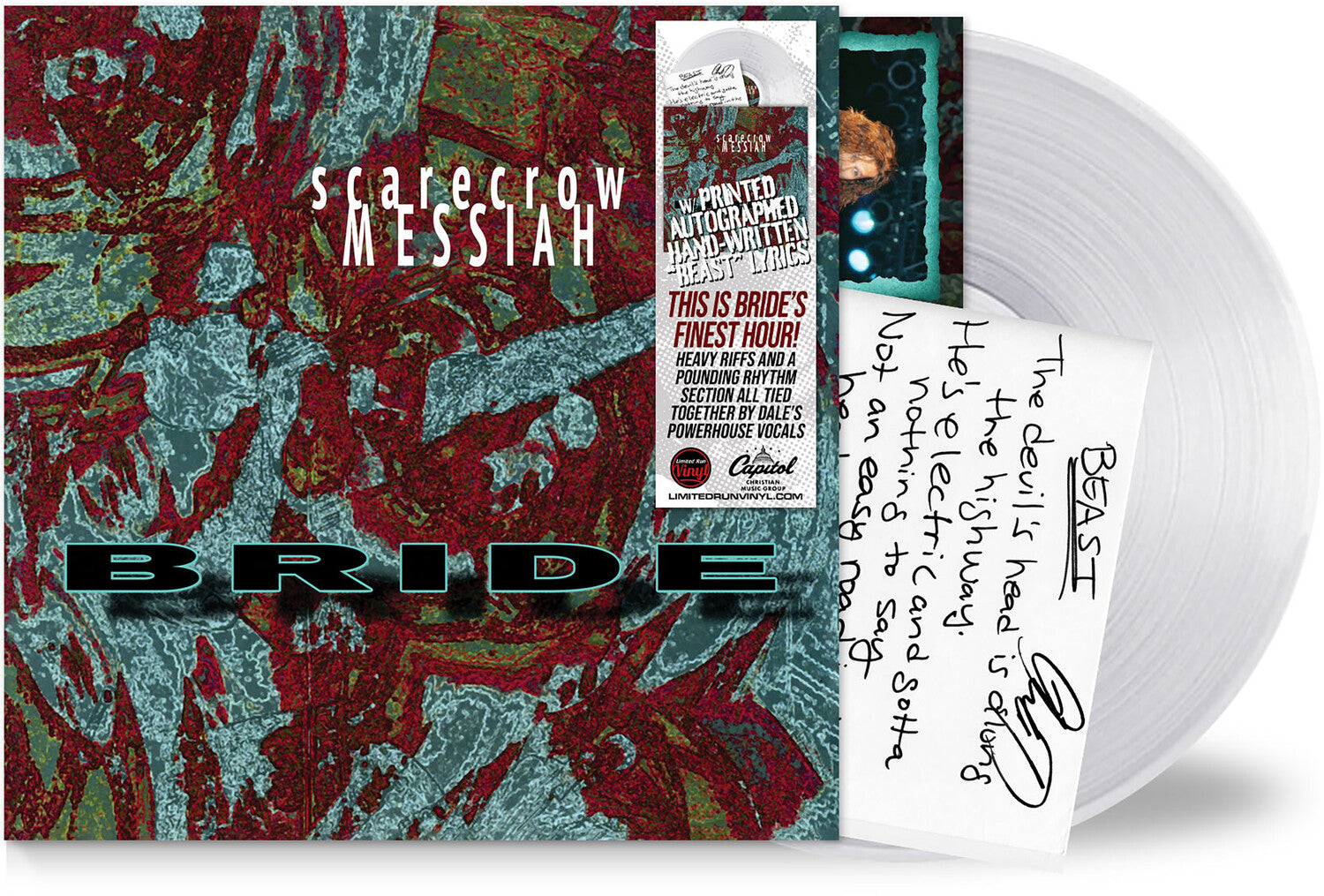 Bride - Scarecrow Messiah - Clear Glass Vial (Clear Vinyl)