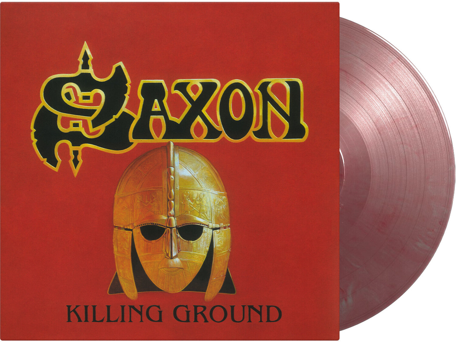 Saxon - Killing Ground - Limited 180-Gram Red & Silver Marble Colored Vinyl (Red Vinyl)