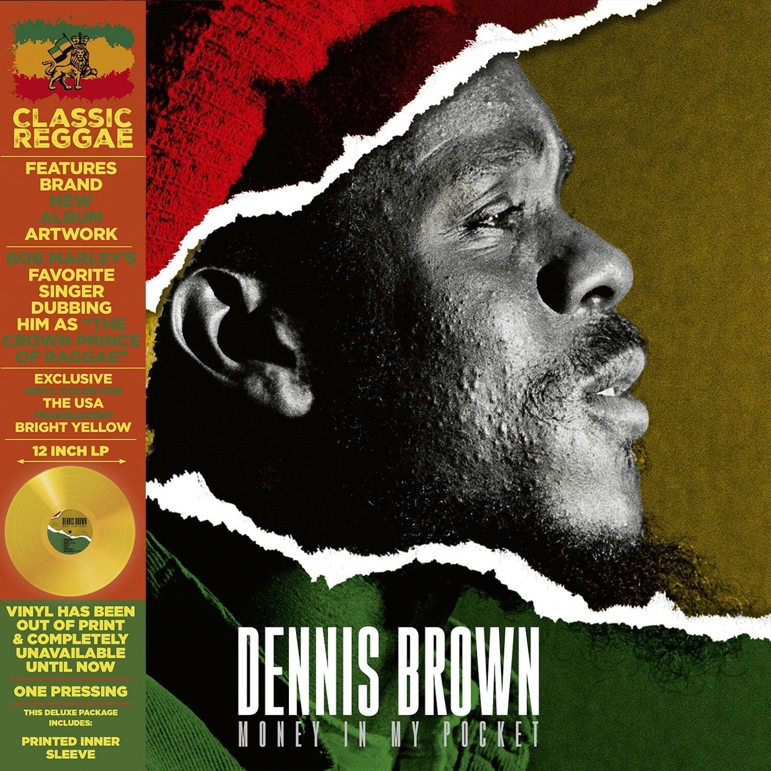 Dennis Brown - Money in My Pocket (Yellow Vinyl)