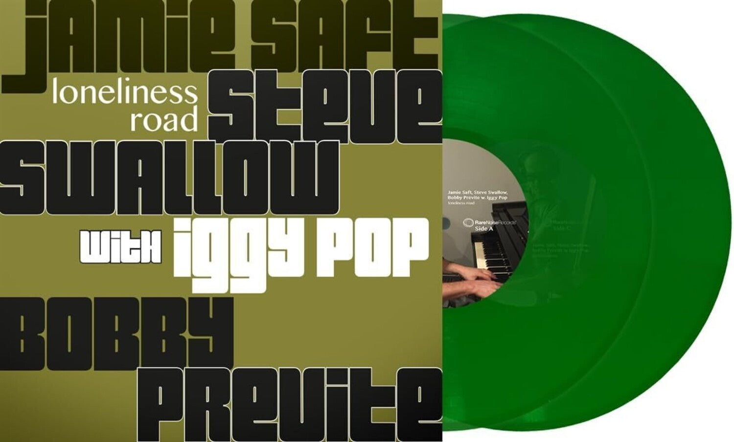 Jamie Saft / Steve Swallow / Bobby Previte - Loneliness Road - Transparent Green Colored Vinyl 2xLP (Green Vinyl)