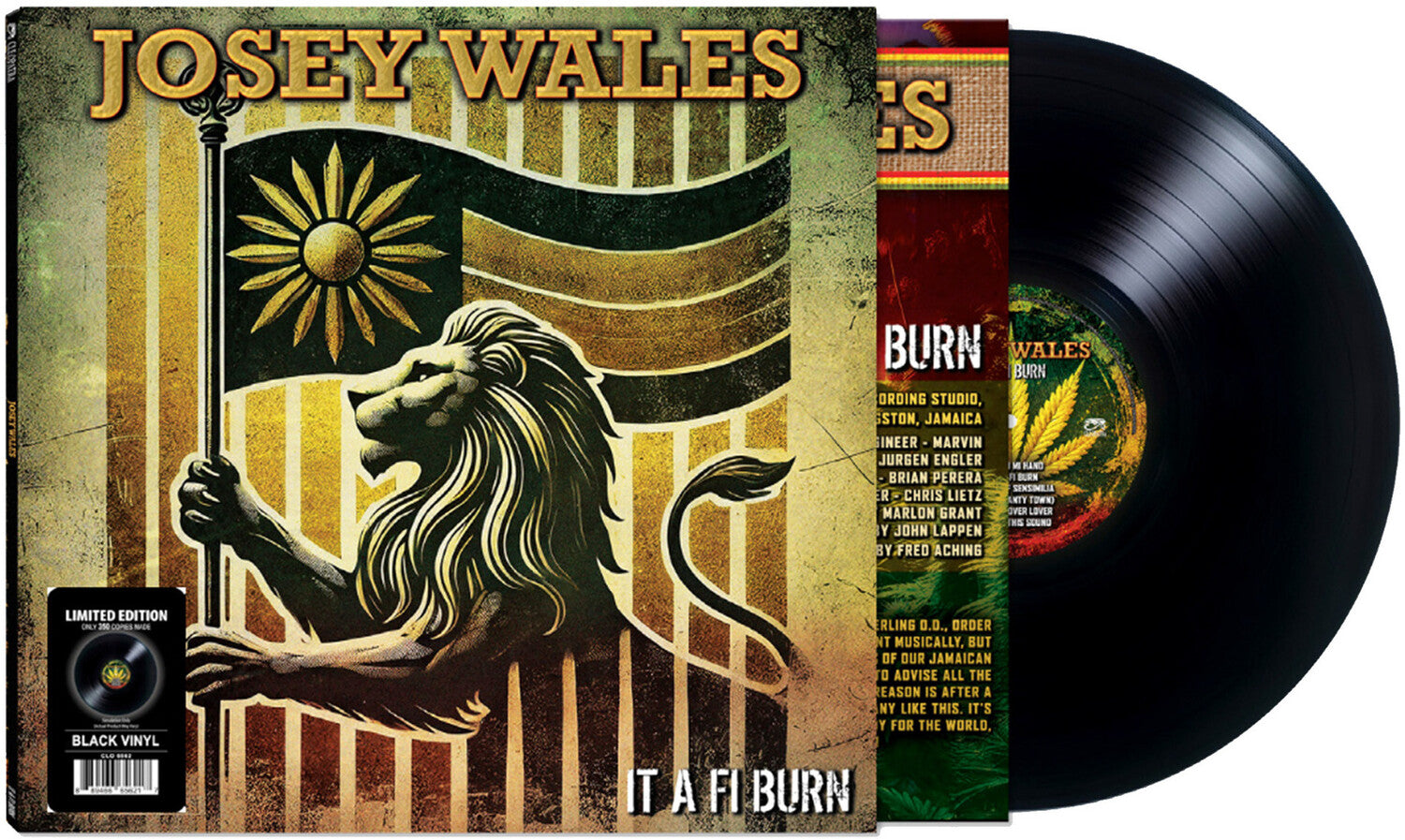 Josey Wales - It A Fi Burn (Limited Edition)