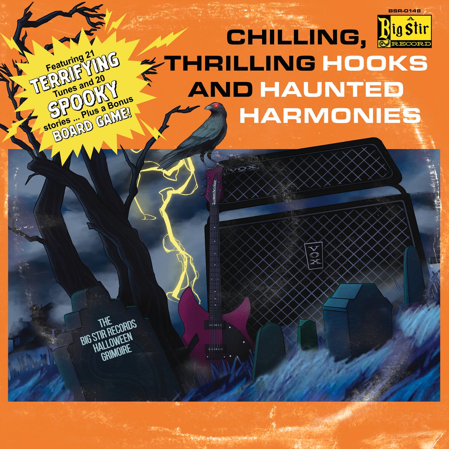 Various Artists - Chilling, Thrilling Hooks And Haunted Harmonies: The Big Stir Records Halloween Grimoire 2xLP
