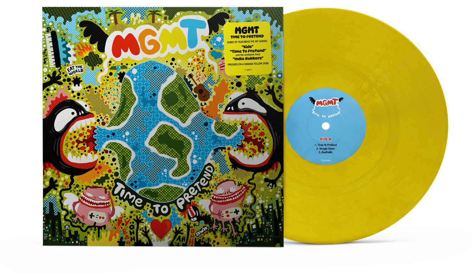 MGMT - Time To Pretend - Banana Yellow (Yellow Vinyl)