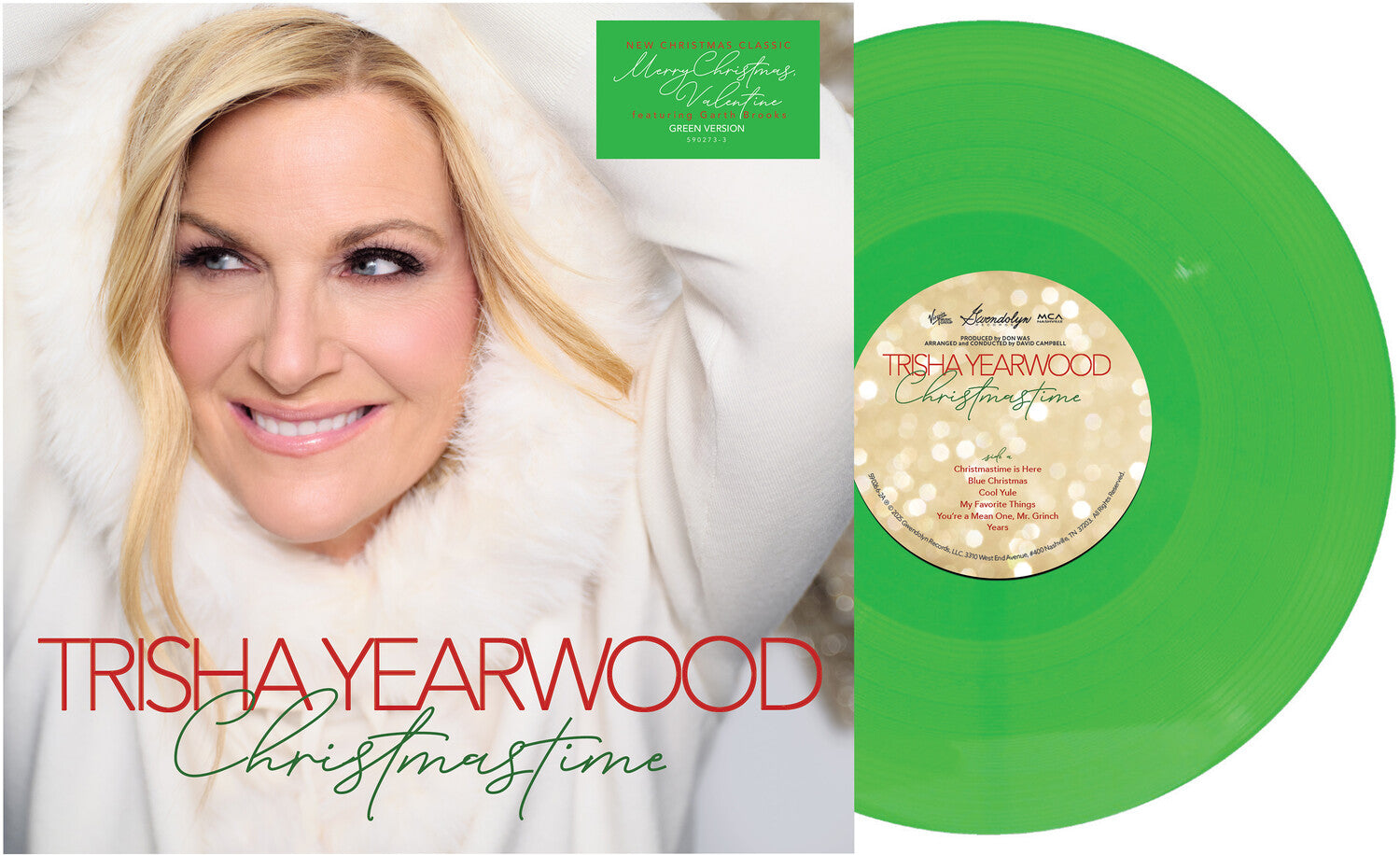 Trisha Yearwood - Christmastime (Green Vinyl)