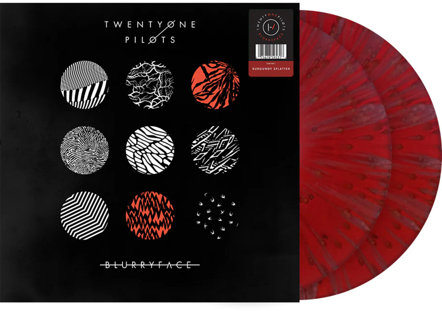 Twenty One Pilots - Blurryface - Burgundy Splatter Colored Vinyl (Burgundy Vinyl)