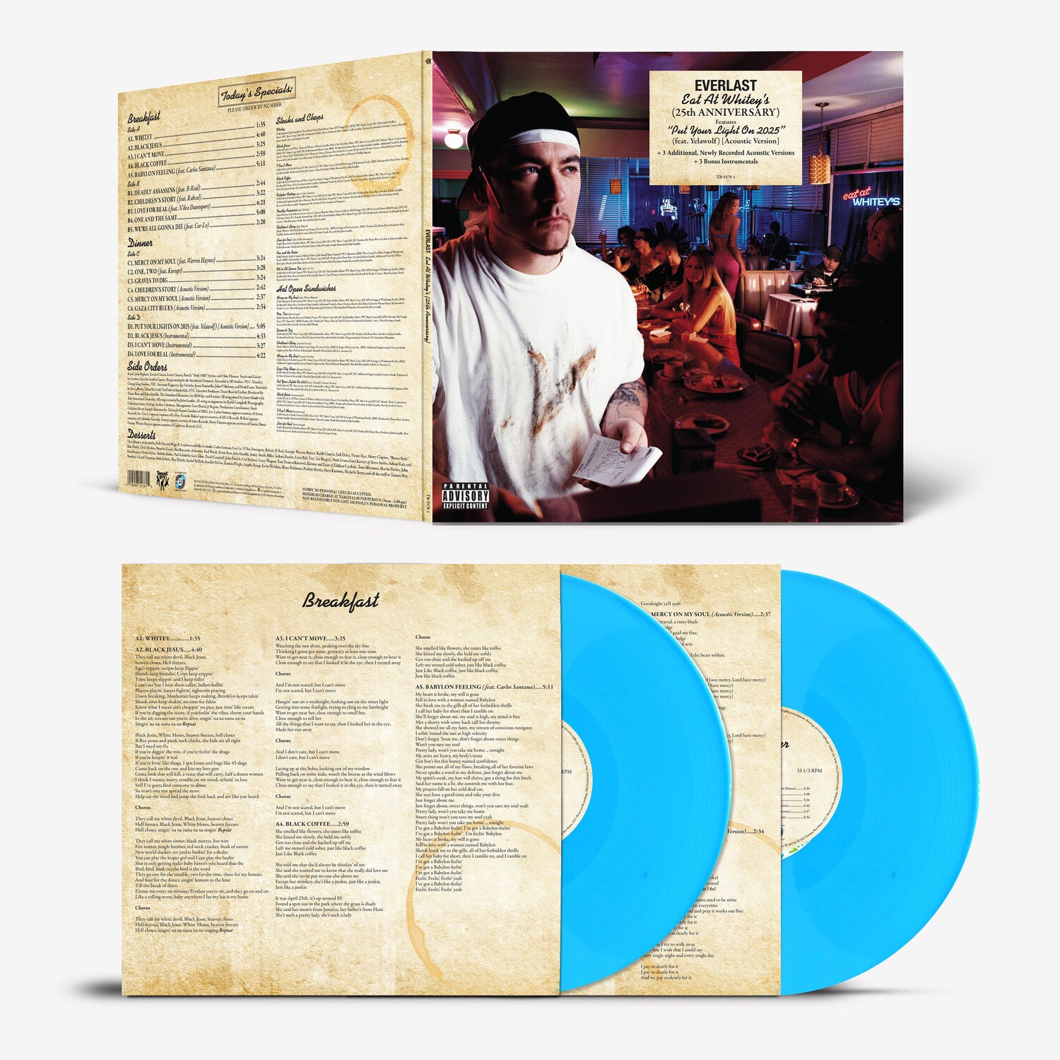 Everlast - Eat at Whitey's 2xLP (Blue Vinyl)