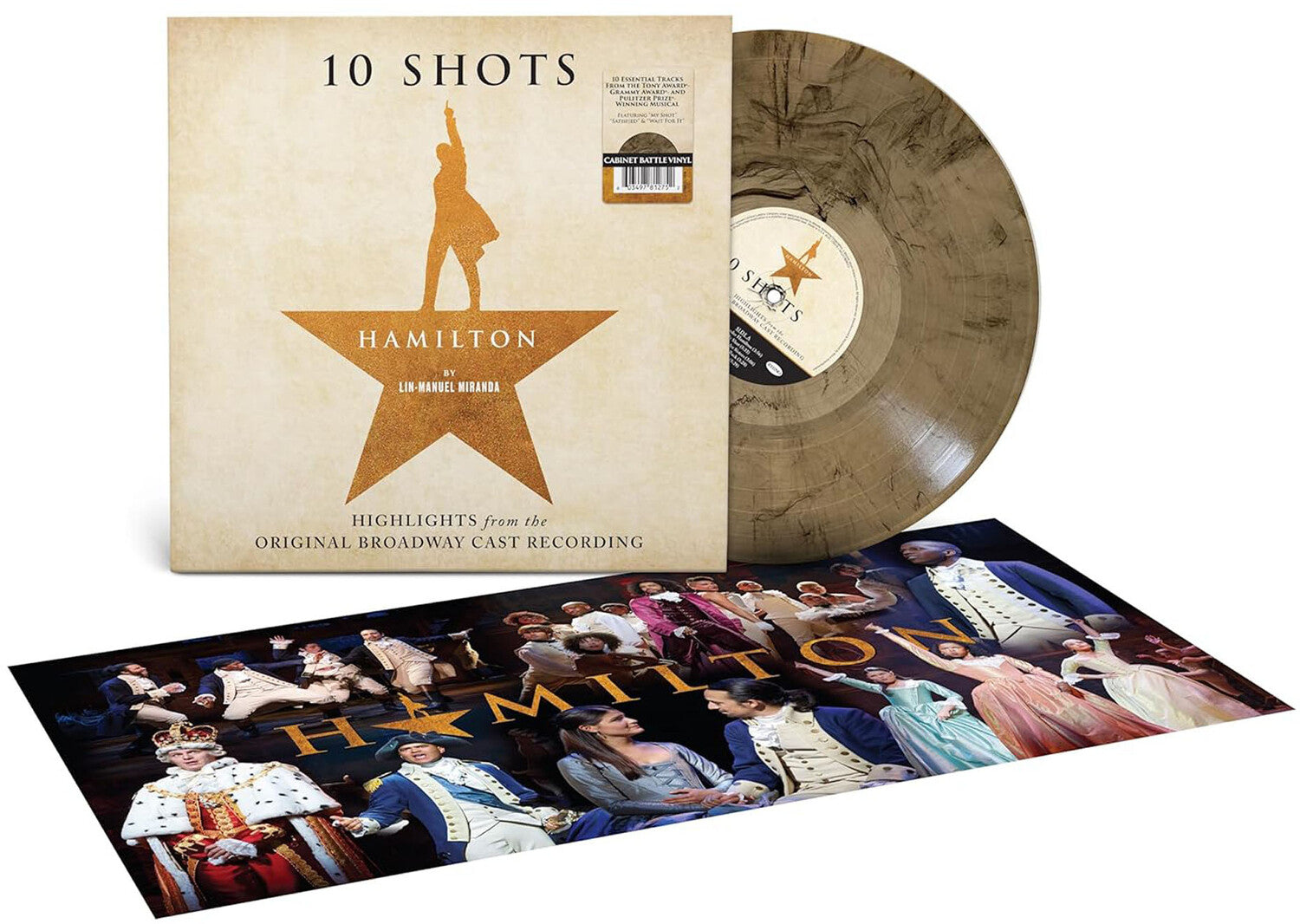 Miranda / Odom / Soo / Diggs / Jackson - Hamilton: 10 Shots (Highlights From the Original Broadway Cast Recording) (Tan Vinyl)