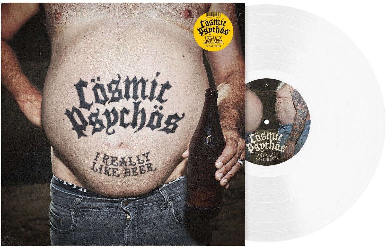 Cosmic Psychos - I Really Like Beer (Clear Vinyl)