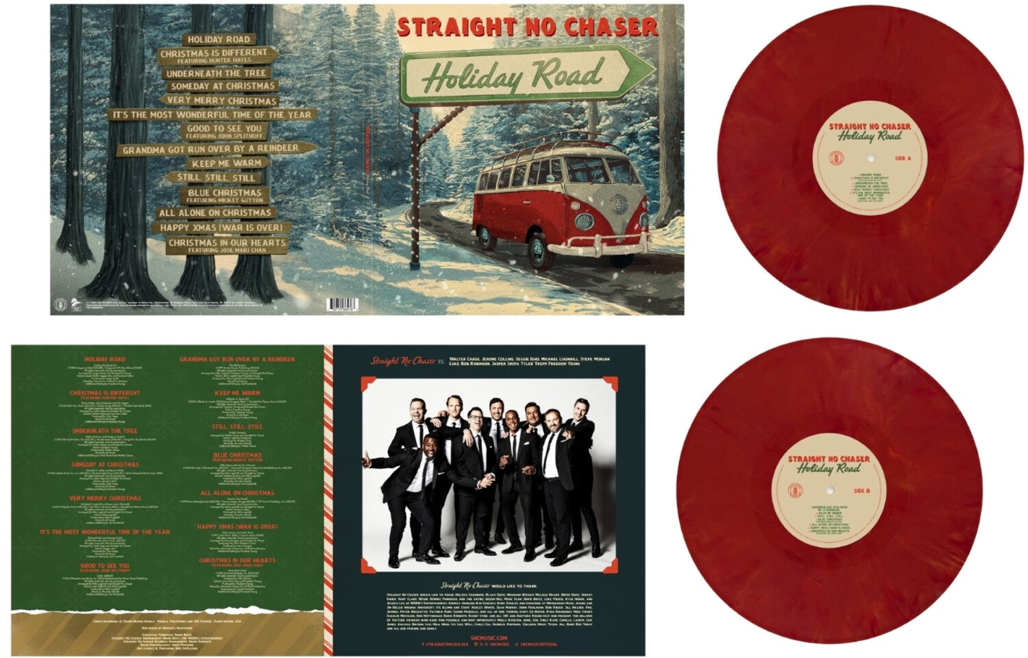 Straight No Chaser - Holiday Road (Red Vinyl)